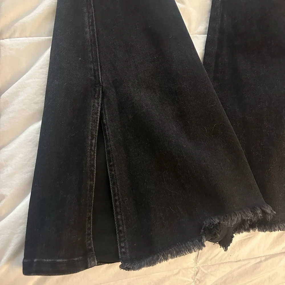 Risen Jeans High Rise Split Flare - Picture 3 of 6